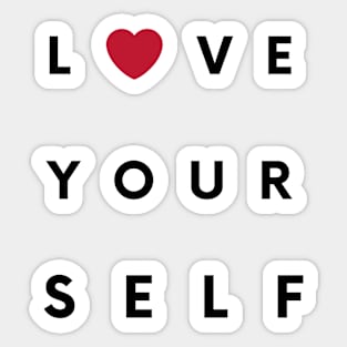 Love yourself Sticker